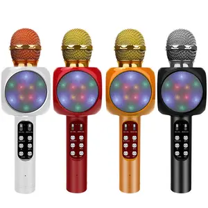 All In One Bluetooth Karaoke Microphone with High Quality Speaker and Professional Recording Capability Home Entertainment Singing Machine