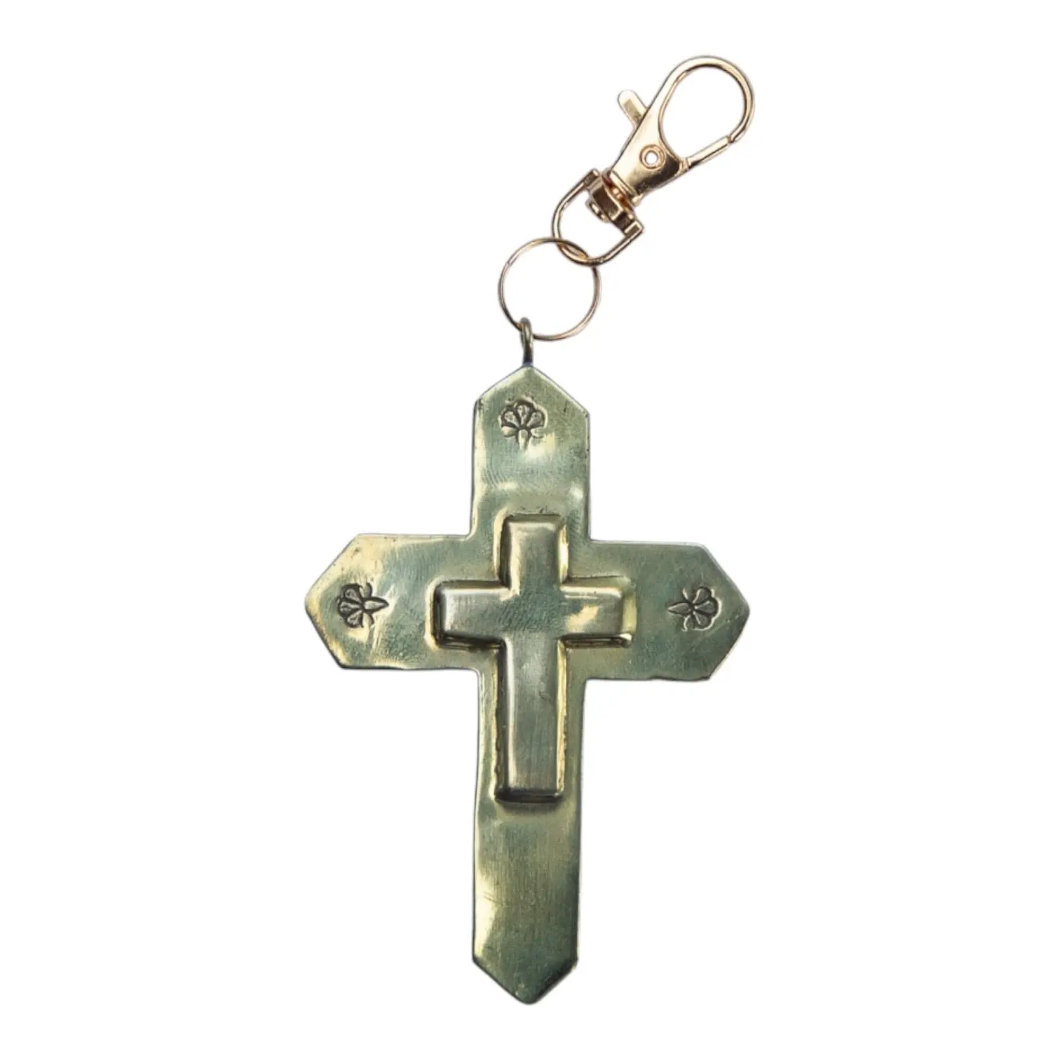The Brass Cross Charm