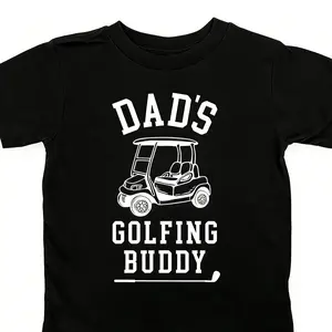Dad's Golfing Buddy - Short Sleeve Shirt | Golfing Graphic Tee | Golf Shirt  | Rad Like Dad