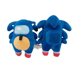 Cute Sonic Plush Toy Soft Stuffed Doll Movable Pillow Anime Character Plushies Kids Christmas Birthday Gift