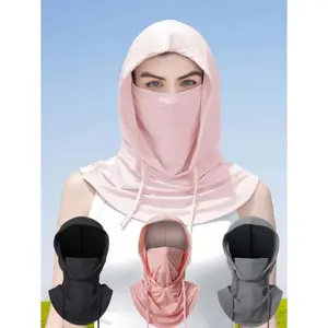 3-in-1 Ice Silk Balaclava Ski Mask, Full Face UV Sun Protection, Windproof Face Cover for Cycling, Skiing, Outdoor Sports,summervibes