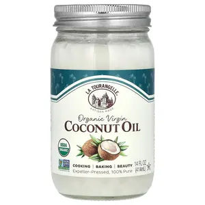 La Tourangelle Organic Virgin Coconut Oil, 14 fl oz (414 ml)