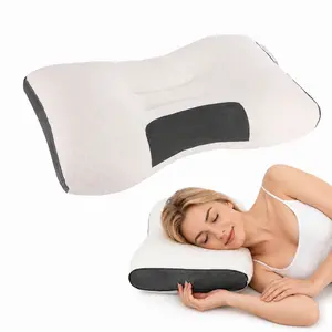 【Mid-Year Deals】 UFIST Cervical Neck Pillow 2-Pack, Ergonomic Contour Sleeping Pillow, Neck Support Pillow for Side Sleepers, Back Sleepers and Stomach Sleepers, Orthopedic Bed Pillow, Father’s Day Gift