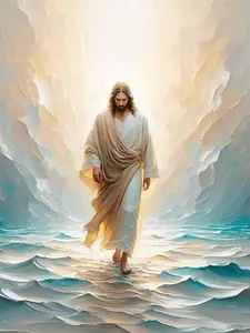 Sacred Biblical Scene Diamond Painting Kit, DIY Rhinestone Art, Unique Gift for Christians, Full Drill Craft for Spiritual Home Decor