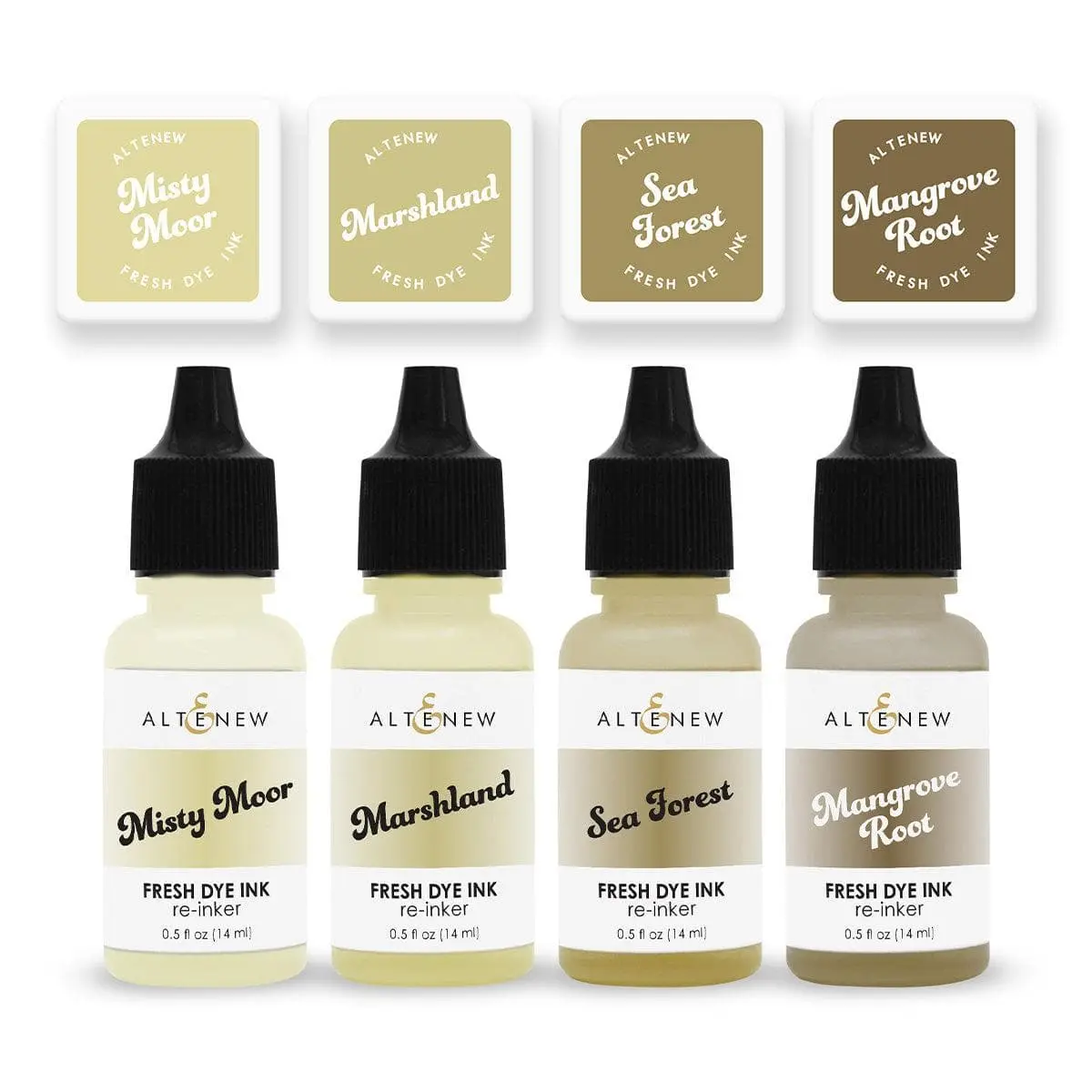 Nature's Wonders Fresh Dye Ink Mini Cube & Reinker Bundle