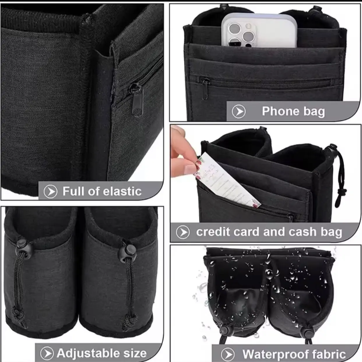 Luggage cup holder