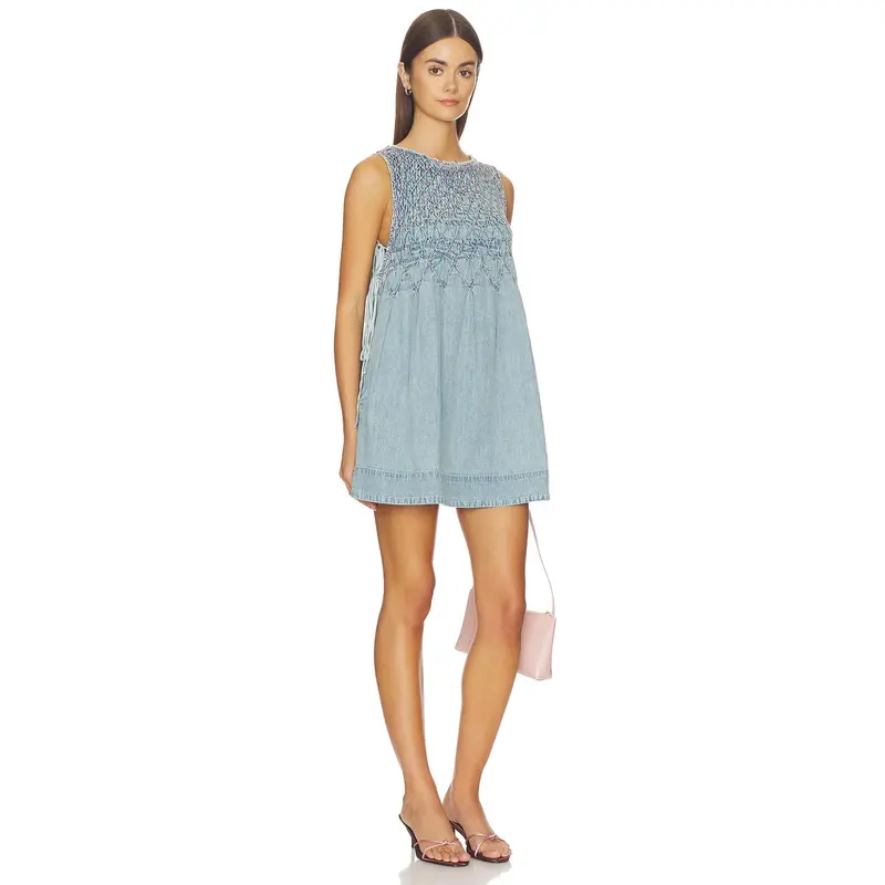 molina mini dress blush Liria Sequin Mini Dress for Women in Vanilla Blush, Size: 00, by LoveShackFancy