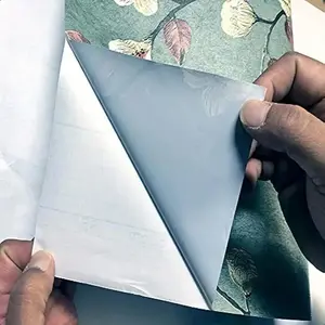 Vintage Flower Pattern Wallpaper, Self Adhesive Wallpaper, Decorative Wallpaper, Removable Wall Sticker for Cabinet, Dresser and Furniture, Home Decor