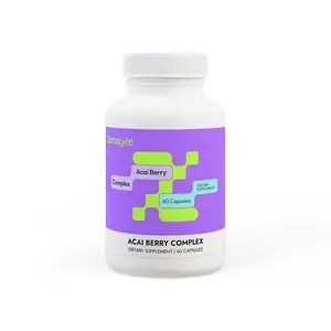Zenolyte Acai Berry Complex Supplement Capsules– Antioxidant Formula for Detox, Immune Support – Promotes Healthy Digestion, Energy & Skin – Non-GMO, Vegan Capsules