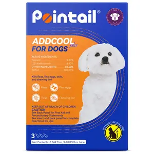 Pointail Addcool Topical Drops for Dogs, 3 Doses, Vet-Recommended