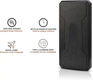 10,000mAh power bank can be connected to a heated vest