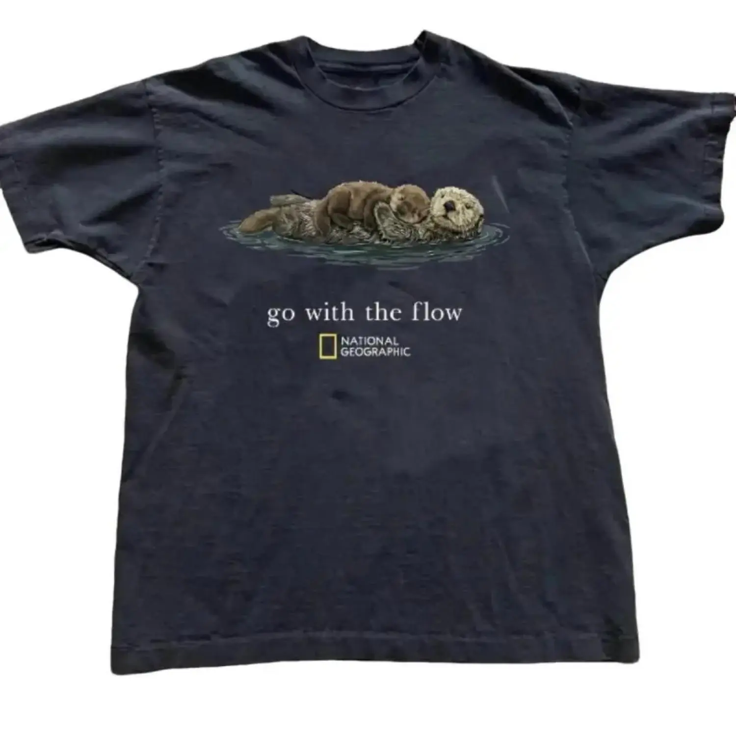 National Geographic "Go with the Flow" Unisex T-Shirt - Perfect Gift for Nature Enthusiasts