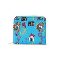 Jax Print Zip-up Wallet - Blue