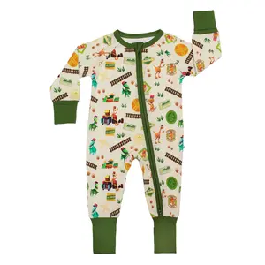 All Aboard the Dinosaur Train™ Bamboo Convertible Baby Pajamas