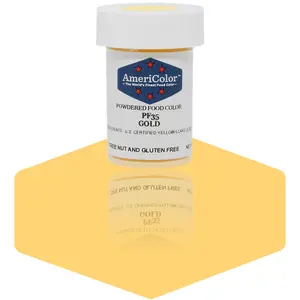 AmeriColor, Gold, 3 Grams, Powdered Food Color