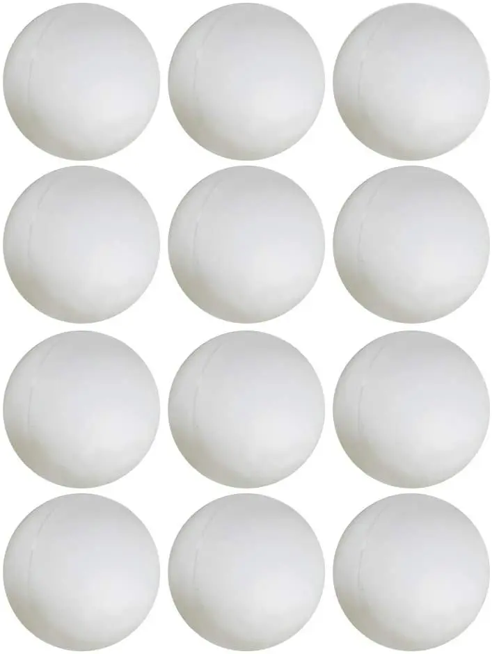 White Ping Pong Balls - Pack of 12 - Mini 1.5" Ping Pong Balls for Goldfish Game, Table Games, Fun Carnival Games Supplies for Kids, Parties
