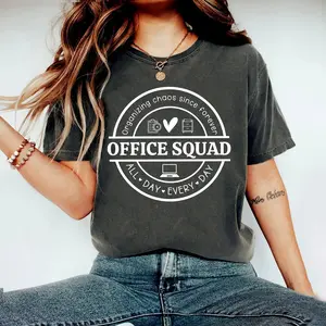 Funny Office Squad Shirt, Office Team T-Shirt, Secretary Coworker Shirt, Administrative Crewneck, Crew Shirt, Office Staff Appreciation Gift, Unisex Tee