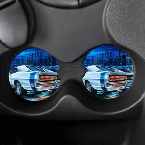 The king of muscle cars - MaddK Studio -  car drink coaster