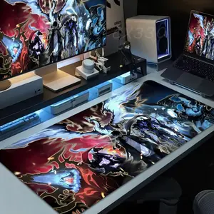 Solo Leveling Mouse Pad High definition printing Computer Mousepad Office 1000x500mm 900×400mm 800×400mm 600x300mm XXL Pc Game Mousemat Non-slip Rubber Keyboard Deskmat Anime Mousepad