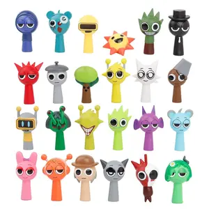 24-Piece Rhythm Box Game Figurines Set, Perfect Gift for Kids & Desktop Decor, Ideal Toy Collection