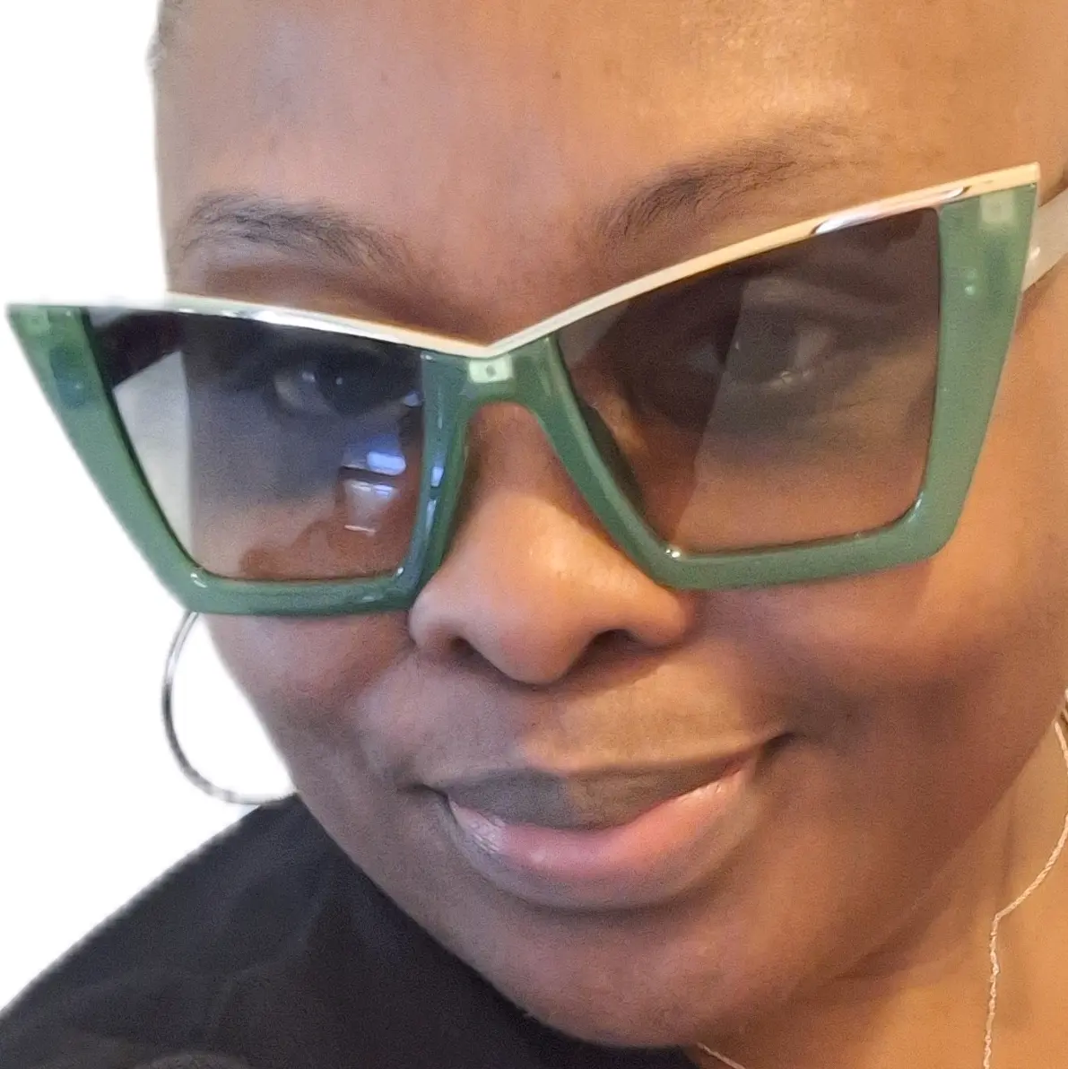KyNique Cat Eye Shades - Soft Pink Design, Lightweight Fit, Versatile Sunglasses for All Occasions