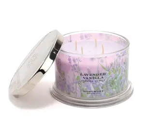 HomeWorx by Slatkin + Co. 18oz Lavendar & Vanilla Candle HomeWorx by Slatkin + Co. 18oz Lavendar & Vanilla Candle