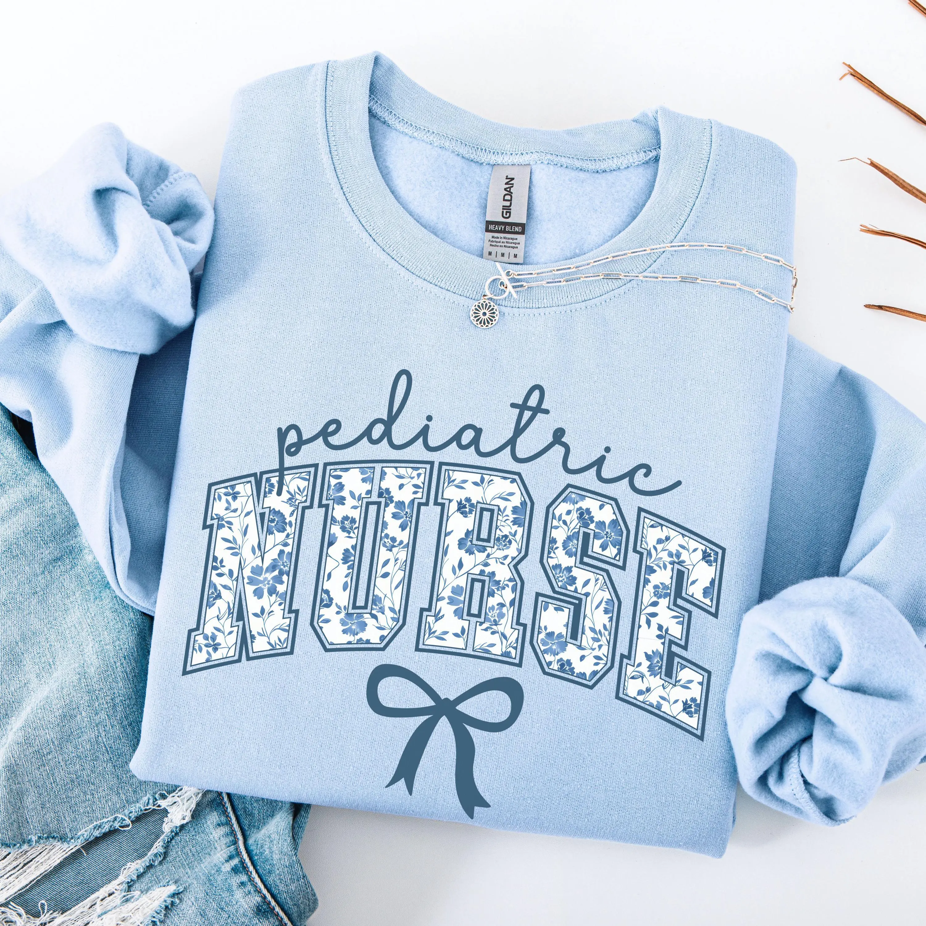 Pediatric Nurse Sweatshirt, Peds Nurse tshirt, Pediatrics Crewneck shirt, Peds Nurse Gifts, Pediatric Nurse Pullover, PICU Sweater