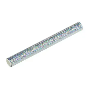 19.3cm*5m Holographic Foil Roll Toner Reactive Foil by Laser Printer and Laminator DIY Crafting Greeting Cards Making