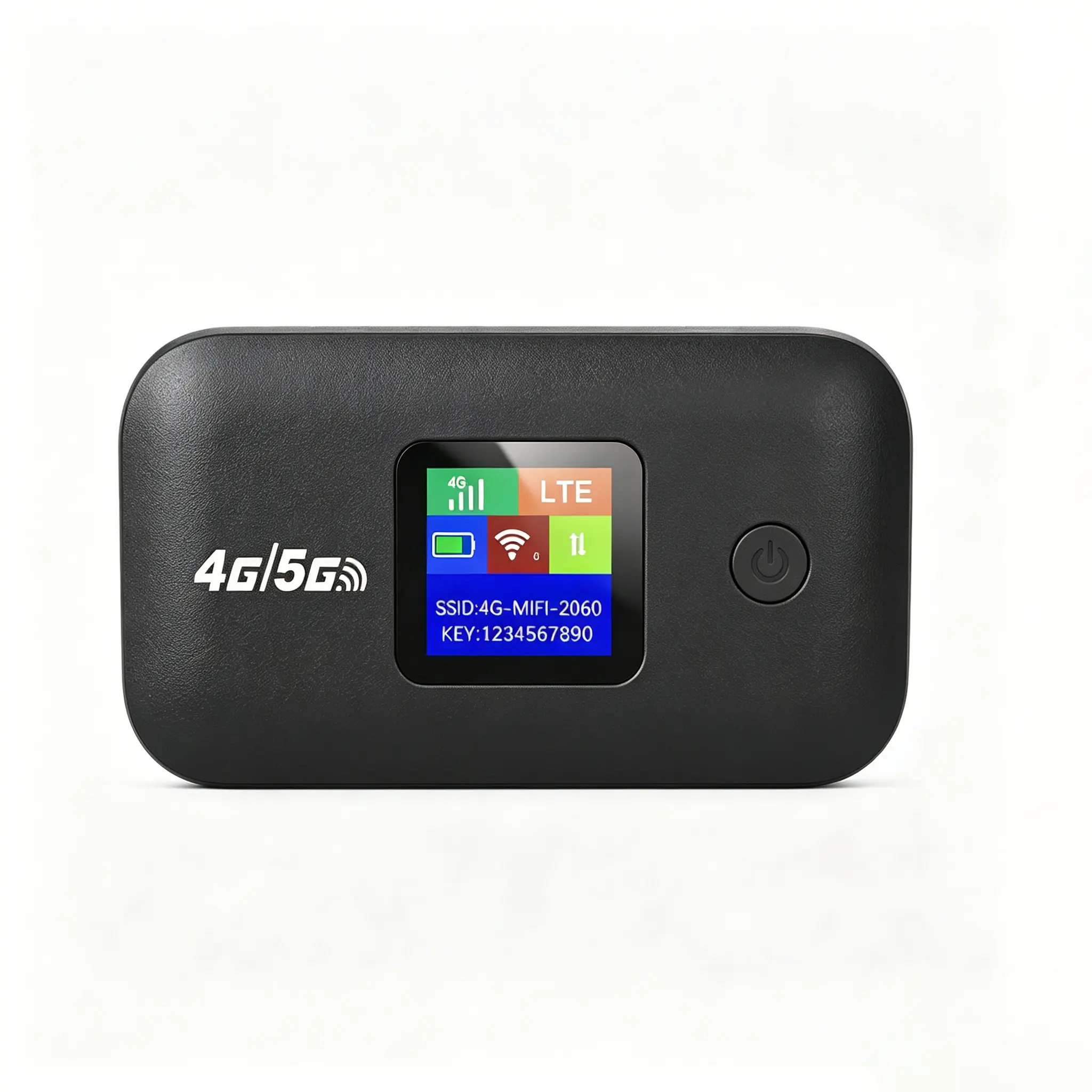 Portable 4G 5G Cellular WiFi Hotspot with SIM Slot, 300Mbps Wireless Mobile Router, Supports 10 Devices, LED Display for RV Outdoor Camping Travel