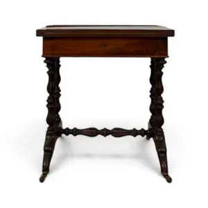 Rosewood Fold-Over Game Table