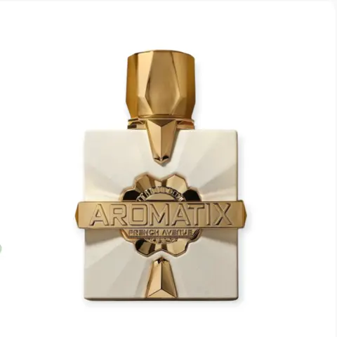 Aromatix Platine Blanc Unisex Extrait de Parfum - French Avenue by Fragrance World, Men's Cologne with Mint-Lemon Lime Tonic Water, Fruity Jasmine, Ambergris, Bright Citrus, Intense Eau de Parfum Unisex Fragrance, Long-Lasting Woody Softness, 3.4 oz