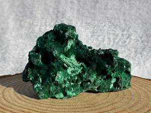Silky Green Malachite Specimen: Congo Velvet Malachite