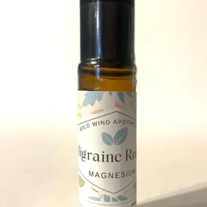 Wild Wind Apothecary Magnesium Migraine Roller  Are you tired of those pesky migraines ruining your day? Well, worry no more because this little roller is here to save the day!   ‍️
