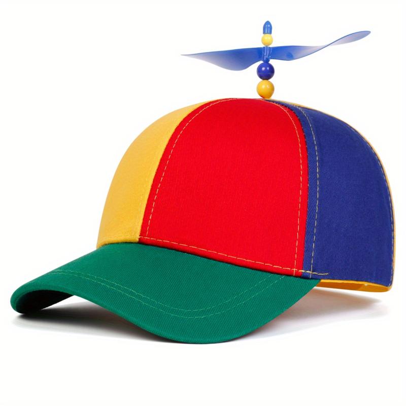 Unisex Propeller Baseball Cap Outdoor Adjustable Sunscreen Leisure Hat Travel Tourism Beach Vacation