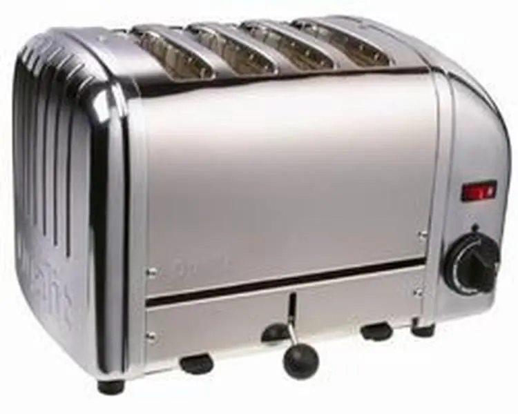 Dualit Commercial 4-Slice Toaster In Chrome-