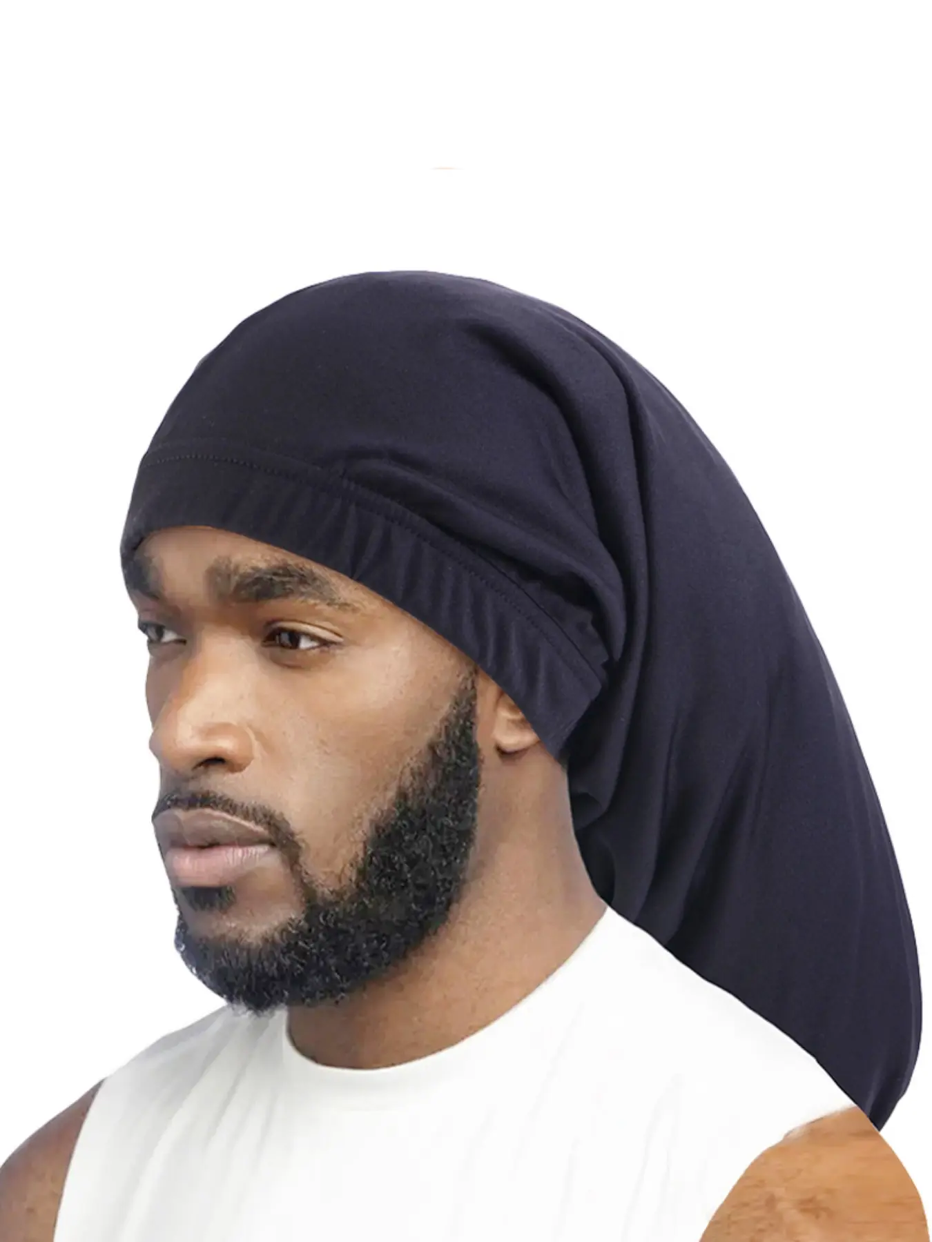 1pcs Milk Silk Elastic Long Tube Sleep Cap, Hair Loss Prevention Hat, Long Hair Dreadlock Cap, Comfortable and Stylish Headwear