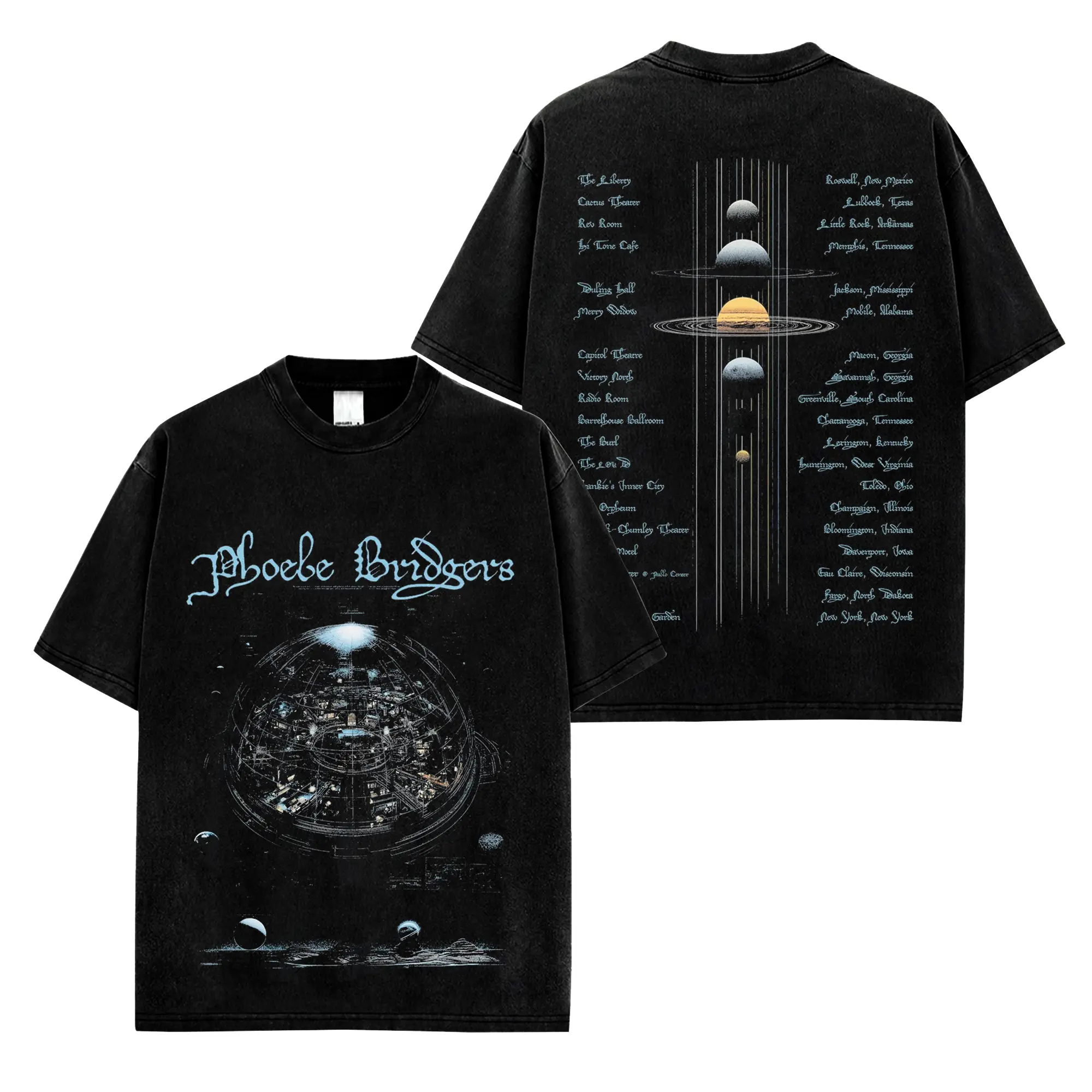 [X-26] Phoebe Bridgers The Lost Tour 2026 V3 High-Quality 100% Cotton T-Shirt, Phoebe Bridgers Fan Graphic Tee, Indie Music Merch Streetwear Graphic Shirt, Gift for Folk Rock Fans