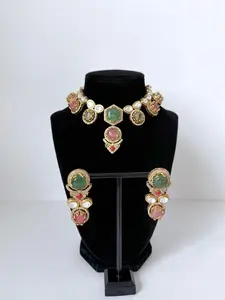 Sabya inspired Aria Necklace set with Earrings
