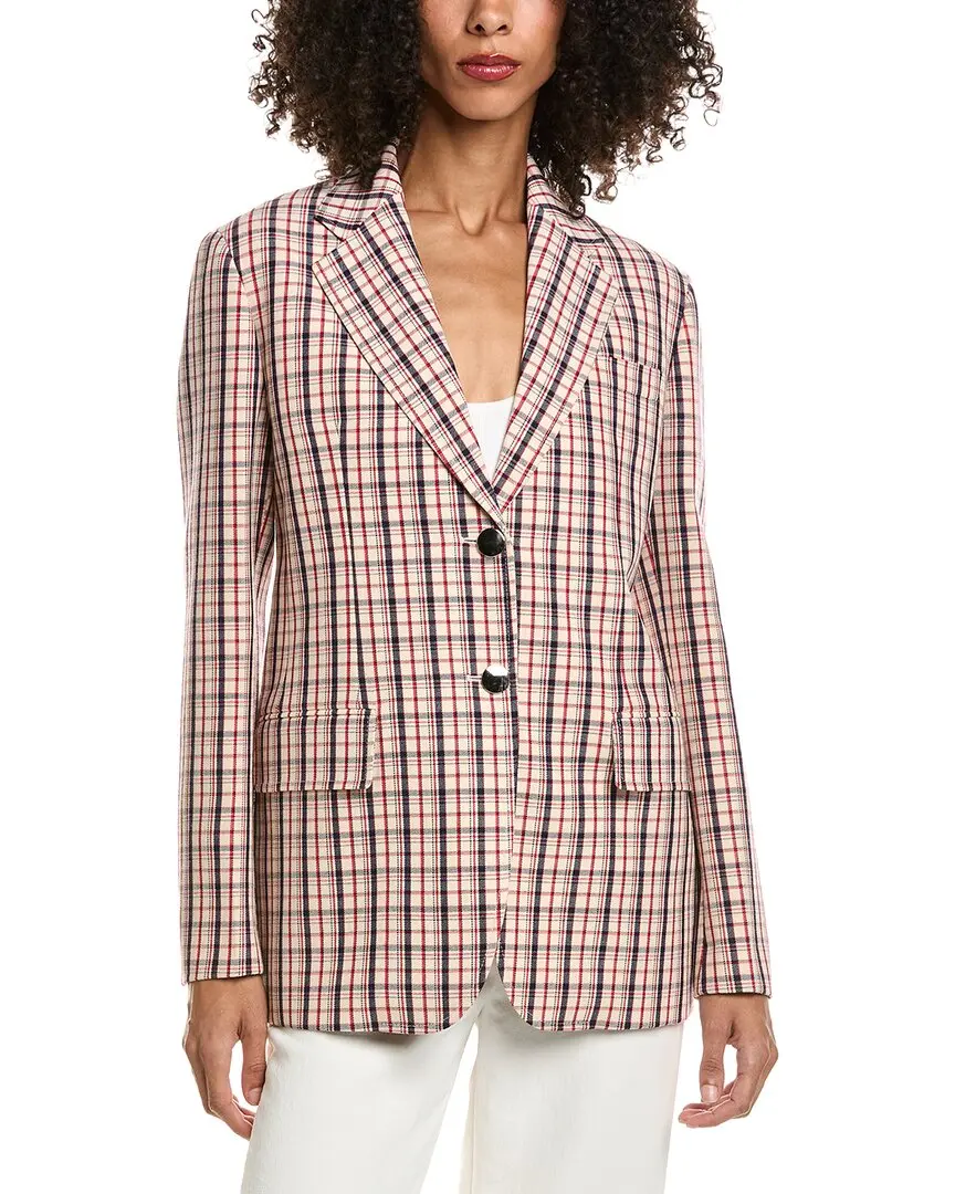 Prada Checked Wool Blazer