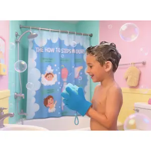 How to Shower Step-By-Step Curtain Liner