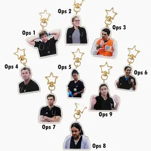 9 Ops (NOT COMBO 9) Funny The Pitt Reaction Acrylic Keychain, Jack Abbott Humorous Face Bag Charm, Medical Drama Fan Gift
