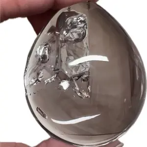 Super Clean Enhydro Amethyst with Smokey Phantom Layers - Unique and Rare Natural Beauty for Spiritual Practice