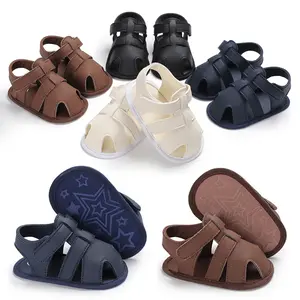 Newborn Boys/Girls Shoes, Summer Casual Prewalker Toddler Leather Soft Sole Sandles