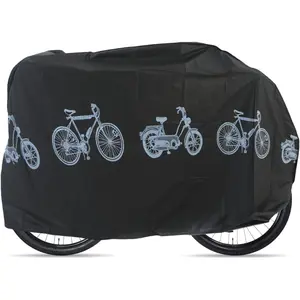 Waterproof Dustproof 190T Bike Bicycle Cover - Fits 1 or 2 Bikes, Rain Sun UV Wind Snow Proof Resistant for Indoor and Outdoor Use