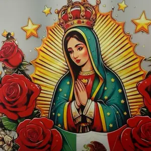 “Saint Jude & Our Lady of Guadalupe DTF Transfers – Religious Heat Press Design”