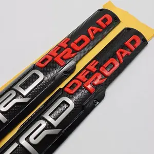 Off road 2pcs   Emblem Nameplate Badge for Side Fender Door