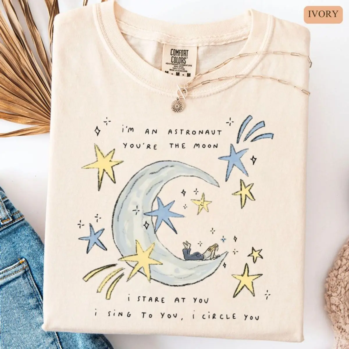 Comfort Colors Orbiter Lyrics Tee, Noah Astronaut Unisex T Shirt, Nk Indie Folk Tee, Folk Concert Shirt, Unisex Short Sleeve Tee, Crewneck Top