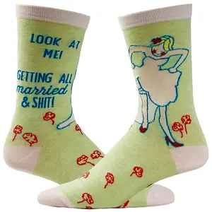 Funny Wedding Socks for Women Gifts for Bachelorette Parties and Marriages Funny Graphic Socks Comfortable Fitted Spandex Cotton Funny Wedding Socks for Women Gifts for Bachelorette Parties and Marriages Funny Graphic Socks Comfortable Fitted Spandex Cotton