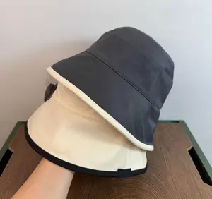 2026 Big Head Double-Sided Fisherman Hat, Unisex Bucket Hat, Suitable for Large Faces, Outdoor Travel, Sunscreen Sun Hat, Wide Brim Sun Protection Hat