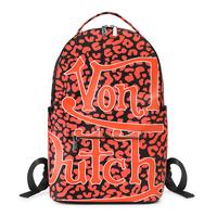 Von Dutch Orange Cheetah Backpack